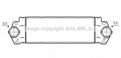 AVA QUALITY COOLING vwa4233 -  Интеркулер